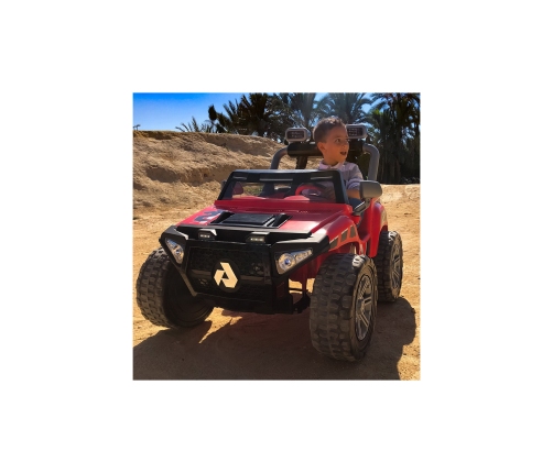 Bērnu elektroauto INJUSA Monster LED Red