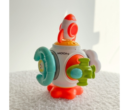 WOOPIE BABY Piłka Kosmiczna Rakieta 6w1 Montessori 18m+