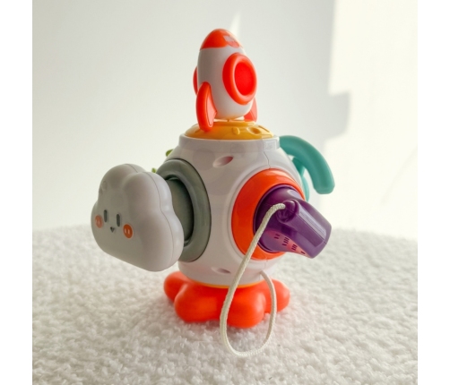 WOOPIE BABY Piłka Kosmiczna Rakieta 6w1 Montessori 18m+