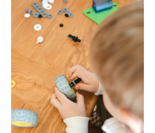 WOOPIE Zestaw Klocki Konstrukcyjne Pojazdy STEM 163 el.