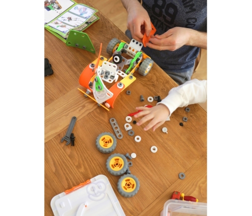 WOOPIE Zestaw Klocki Konstrukcyjne Pojazdy STEM 163 el.