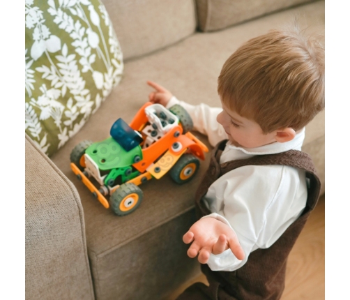 WOOPIE Zestaw Klocki Konstrukcyjne Pojazdy STEM 163 el.