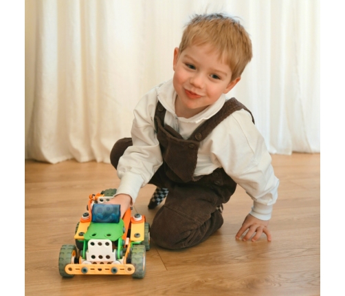 WOOPIE Zestaw Klocki Konstrukcyjne Pojazdy STEM 163 el.