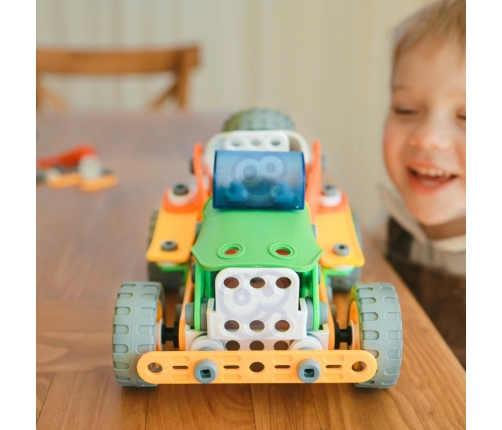 WOOPIE Zestaw Klocki Konstrukcyjne Pojazdy STEM 163 el.