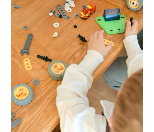 WOOPIE Zestaw Klocki Konstrukcyjne Pojazdy STEM 163 el.