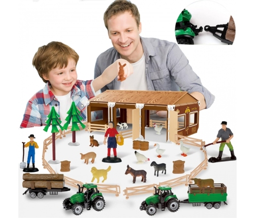 WOOPIE Zestaw Mały Farmer XL Figurki Gospodarstwo