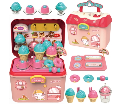 Čemodāns WOOPIE Ice Cream Lolor 2in1