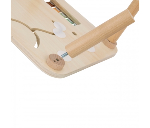 WOOPIE GREEN Drewniany Stolik Edukacyjny Muzyczny Labirynt Sensoryczny 5W1