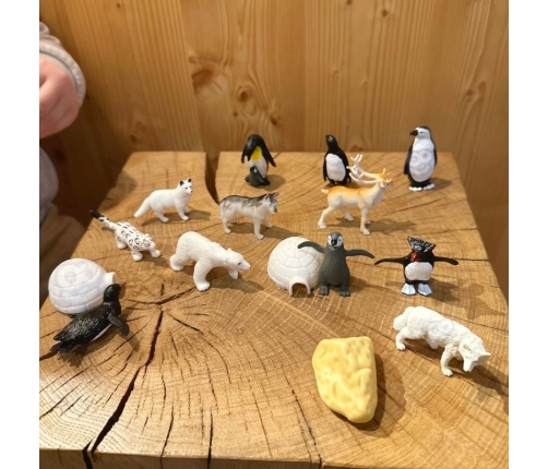 WOOPIE Zestaw Figurki Zwierzęta Arktyczne 16 szt.