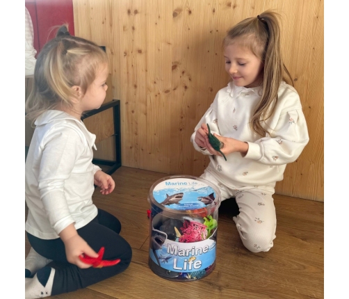 WOOPIE Zestaw Figurki Zwierzeta Morskie 33 el.