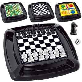 WOOPIE Zestaw 4w1 Gry Planszowe Warcaby, Szachy, Chińczyk, Drabiny i Węże WOOPIE Zestaw 4w1 Gry Planszowe Warcaby, Szachy, Chińczyk, Drabiny i Węże