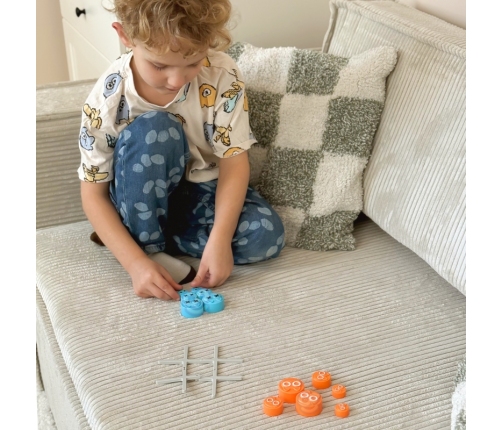 WOOPIE Przenośna Gra Logiczna Kółko i Krzyżyk Kotki w Pudełku