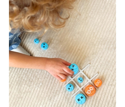 WOOPIE Przenośna Gra Logiczna Kółko i Krzyżyk Kotki w Pudełku