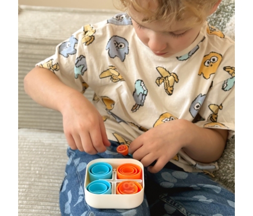 WOOPIE Przenośna Gra Logiczna Kółko i Krzyżyk Kotki w Pudełku