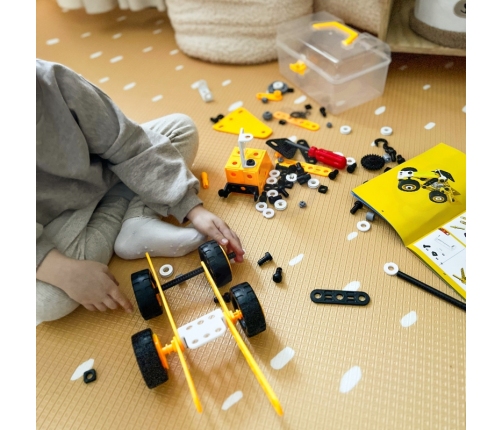 WOOPIE Pojazdy Zestaw Konstrukcyjny 8w1 Klocki STEAM