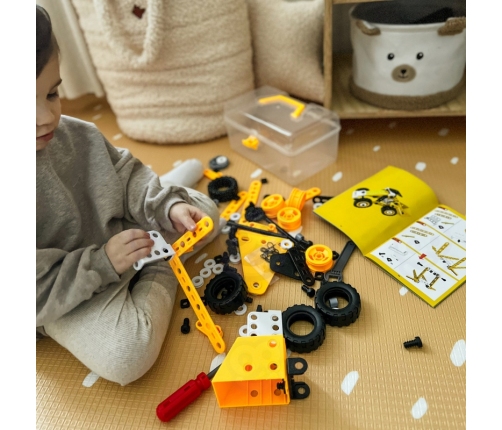 WOOPIE Pojazdy Zestaw Konstrukcyjny 8w1 Klocki STEAM