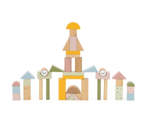 Viga Drewniany Wózek Na Klocki Pchacz