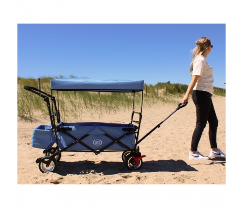AXI Składany Wózek Plażowy z Dachem Hamulcem i Torbą 80Kg
