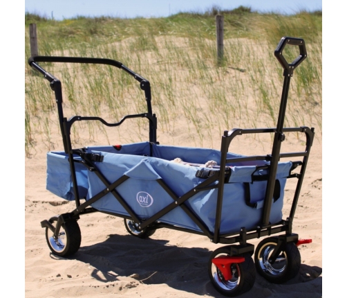 AXI Składany Wózek Plażowy z Dachem Hamulcem i Torbą 80Kg