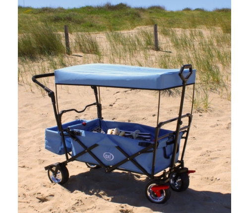 AXI Składany Wózek Plażowy z Dachem Hamulcem i Torbą 80Kg