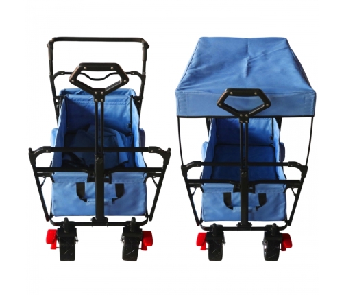 AXI Składany Wózek Plażowy z Dachem Hamulcem i Torbą 80Kg