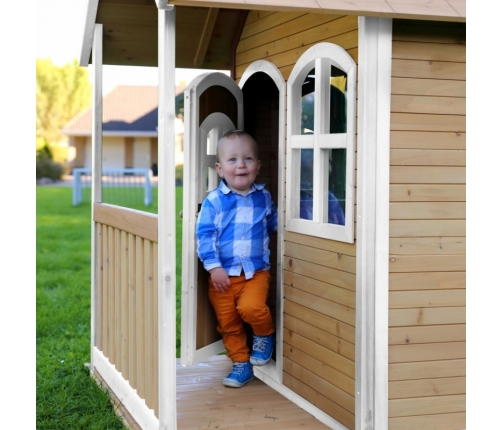 AXI Drewniany Domek z Oknami Alex Playhouse 178 cm