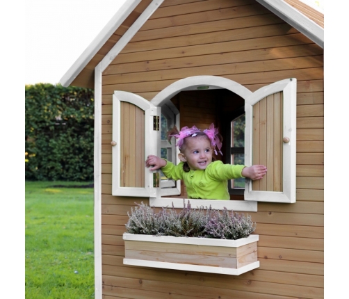 AXI Drewniany Domek z Oknami Alex Playhouse 178 cm
