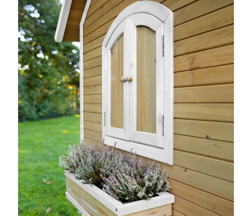 AXI Drewniany Domek z Oknami Alex Playhouse 178 cm