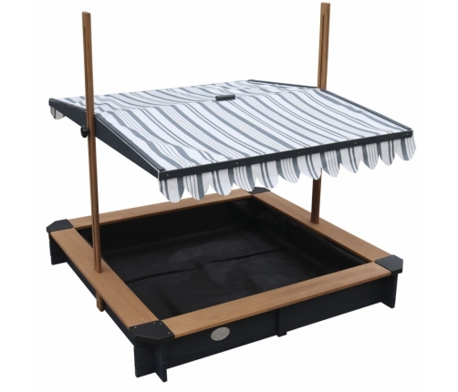 AXI Drewniana Piaskownica z Daszkiem Zamykana z Ławkami