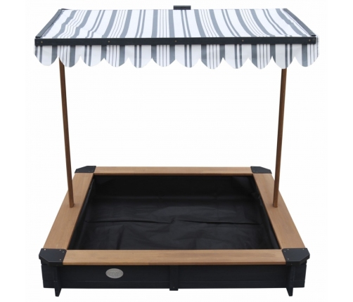 AXI Drewniana Piaskownica z Daszkiem Zamykana z Ławkami