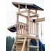 AXI Drewniany Duży Plac Zabaw Huśtawki Zjeżdżalnia Wieża + Piaskownica