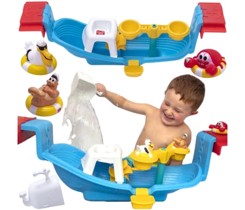 Step2 Zestaw Statek do Kąpieli z Deszczownicą + Akcesoria