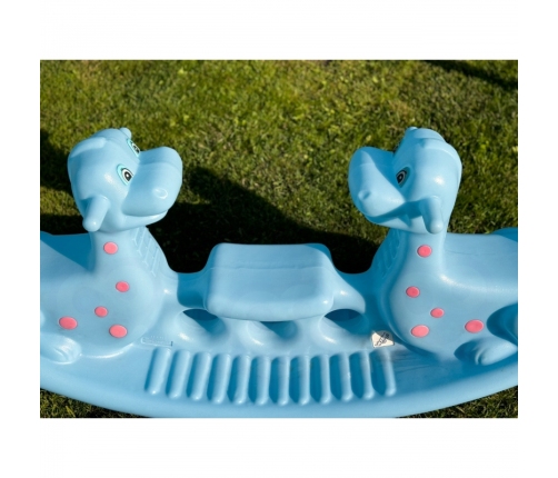 WOOPIE Bujak Dino Huśtawka Równoważna Jasno Niebieski