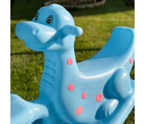 WOOPIE Bujak Dino Huśtawka Równoważna Jasno Niebieski