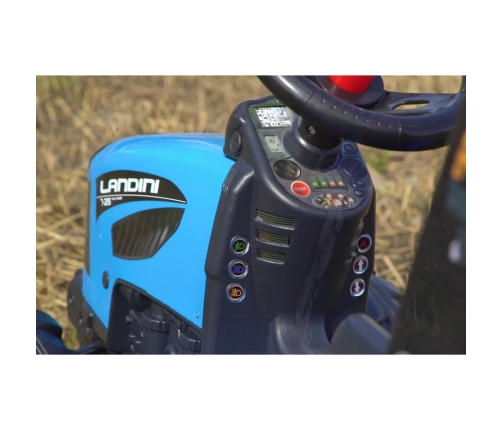 Traktors ar pedāļiem ar piekabi FALK Landini Blue