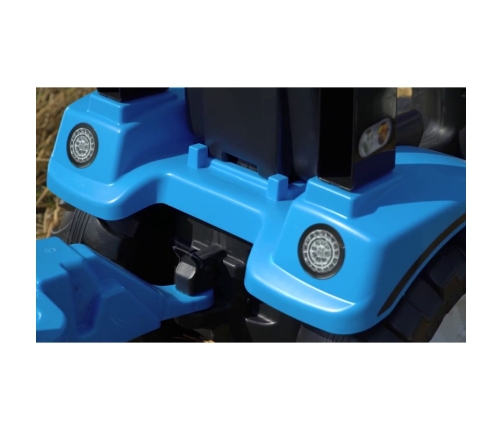 Traktors ar pedāļiem ar piekabi FALK Landini Blue