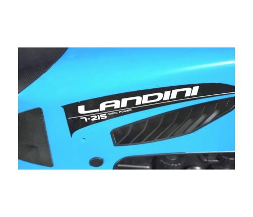 Traktors ar pedāļiem ar piekabi FALK Landini Blue