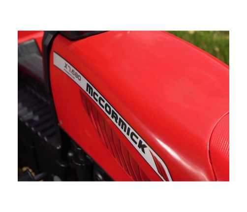 Трактор с педалями с ковшом и прицепом FALK Mc Cormick Red