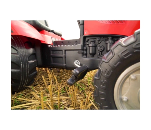 Трактор с педалями с ковшом и прицепом FALK Mc Cormick Red