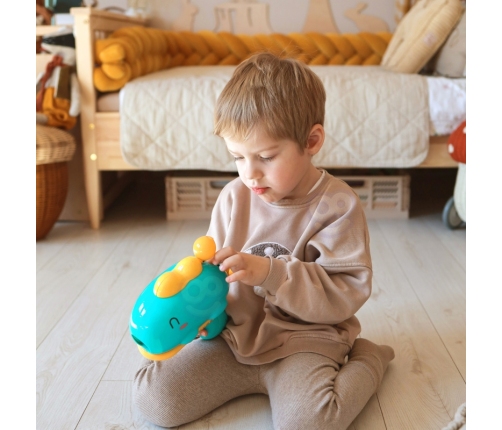 WOOPIE Gra w Rzutki Pistolet Dinozaur na Kulki Rzepy Tarcza Punkty Strzelanie