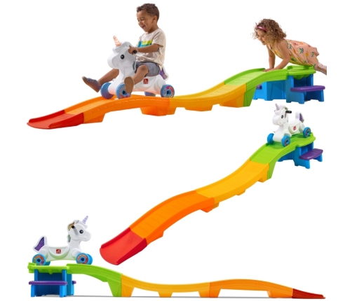 Step2 Kolejka Górska Tor Jeździk Jednorożec Unicorn