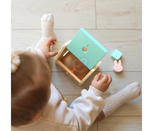 CLASSIC WORLD Pastelowy Zestaw dla Niemowląt Box Pierwsze Zabawki do Nauki od 12 do 18 miesiąca