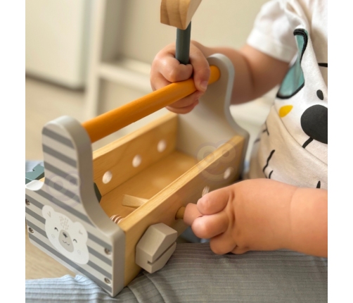 VIGA PolarB Drewniana Skrzynka z Narzędziami