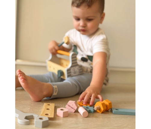 VIGA PolarB Drewniana Skrzynka z Narzędziami