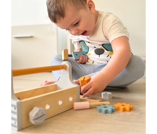 VIGA PolarB Drewniana Skrzynka z Narzędziami