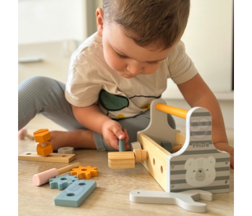 VIGA PolarB Drewniana Skrzynka z Narzędziami