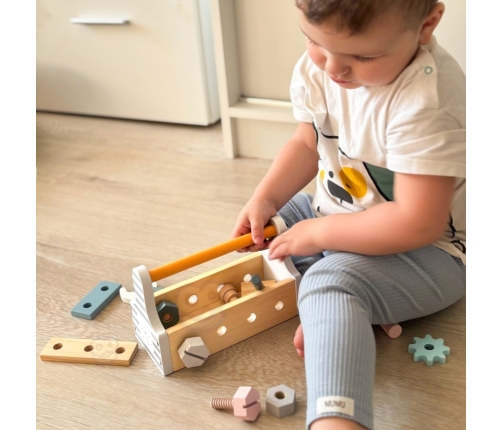 VIGA PolarB Drewniana Skrzynka z Narzędziami