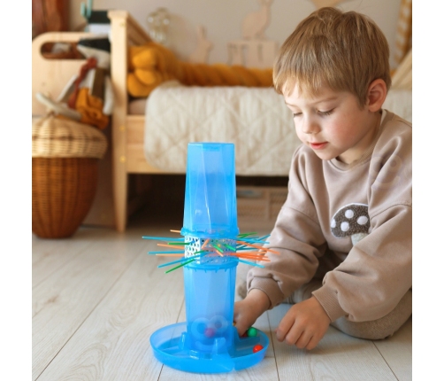 WOOPIE Gra Zręcznościowa Spadające Kulki Bierki Wyjmij Patyczki