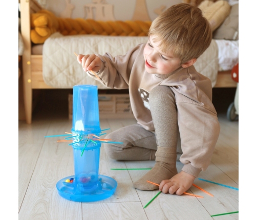 WOOPIE Gra Zręcznościowa Spadające Kulki Bierki Wyjmij Patyczki