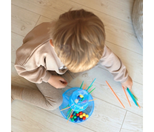 WOOPIE Gra Zręcznościowa Spadające Kulki Bierki Wyjmij Patyczki